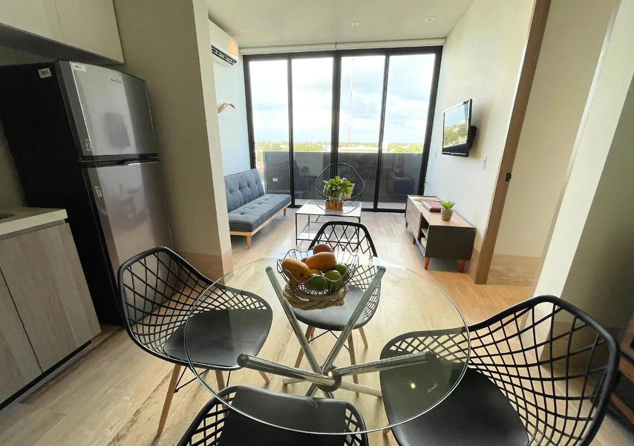Brand New Condo With Rooftop Pool Cozumel