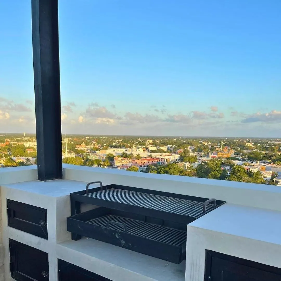 Brand New Condo With Rooftop Pool Cozumel