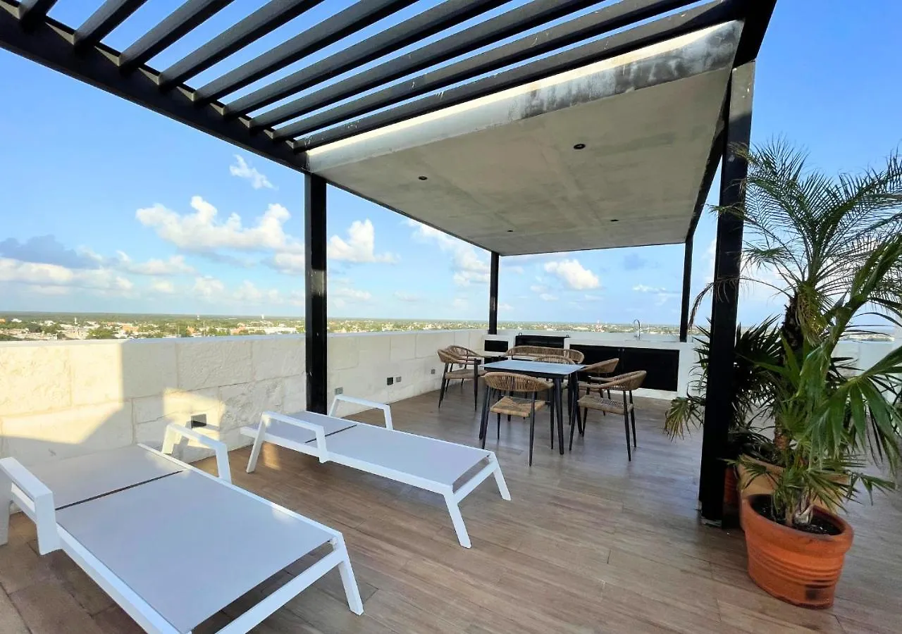 Casa de Férias Brand New Condo With Rooftop Pool Cozumel