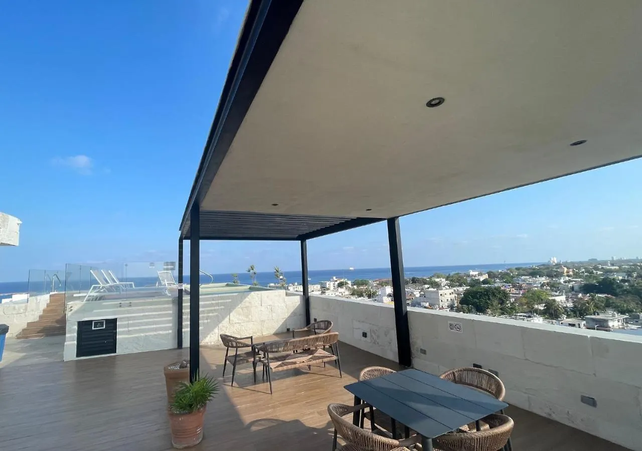 Brand New Condo With Rooftop Pool Cozumel México